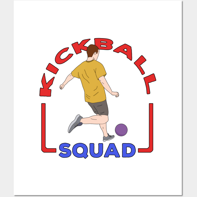 Kickball Squad Wall Art by DiegoCarvalho